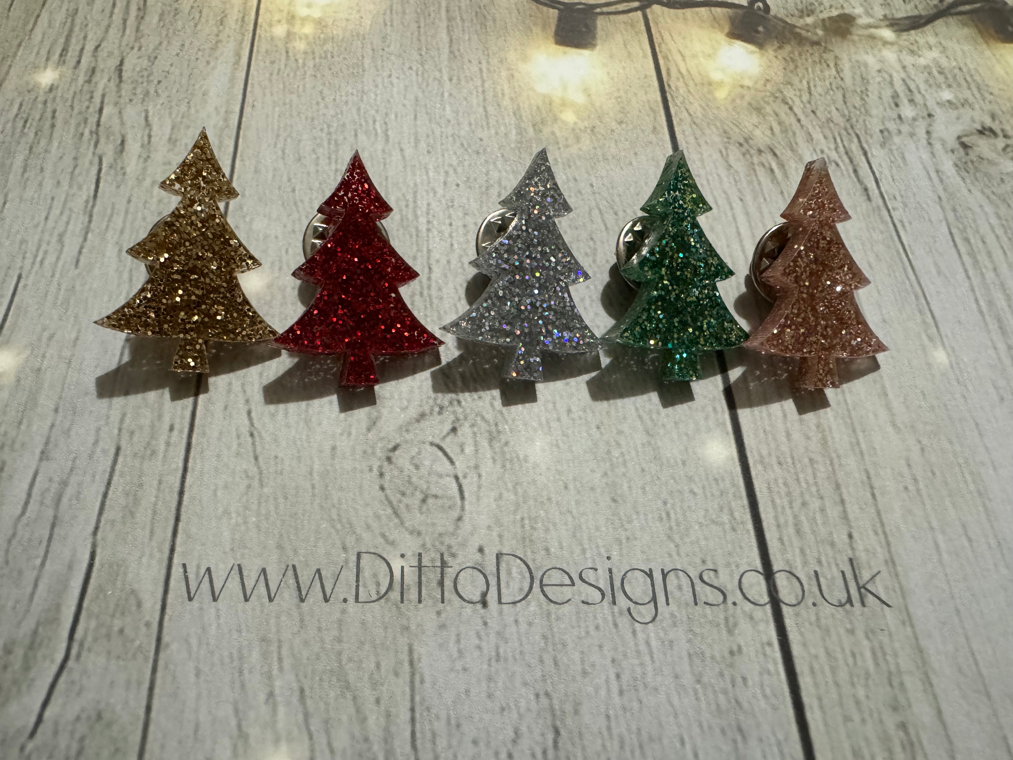 Christmas Tree Pin Badge