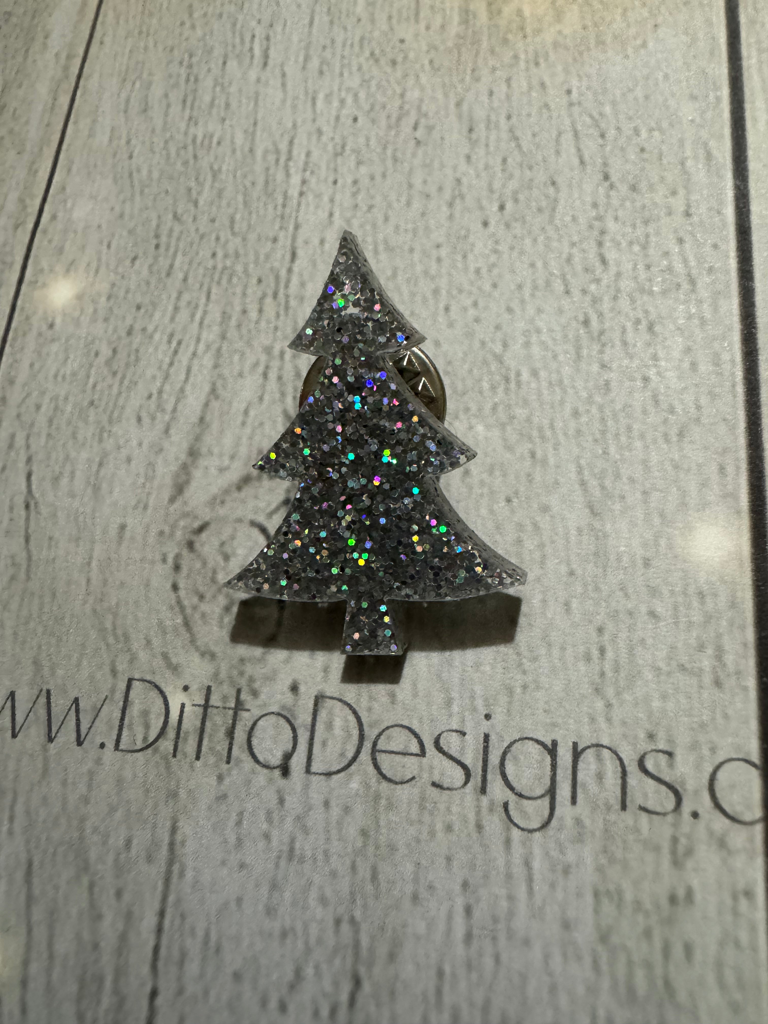 Christmas Tree Pin Badge