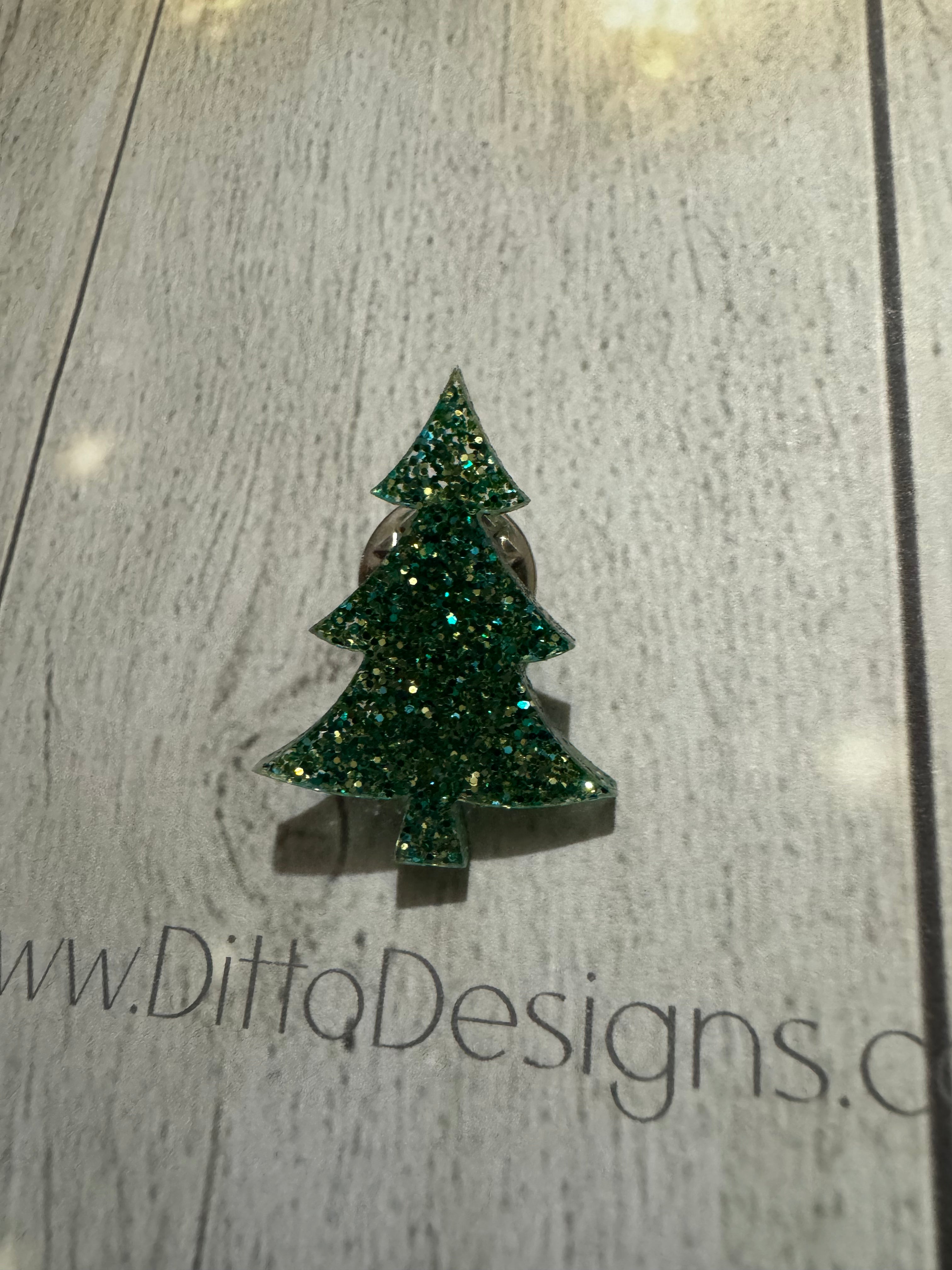 Christmas Tree Pin Badge
