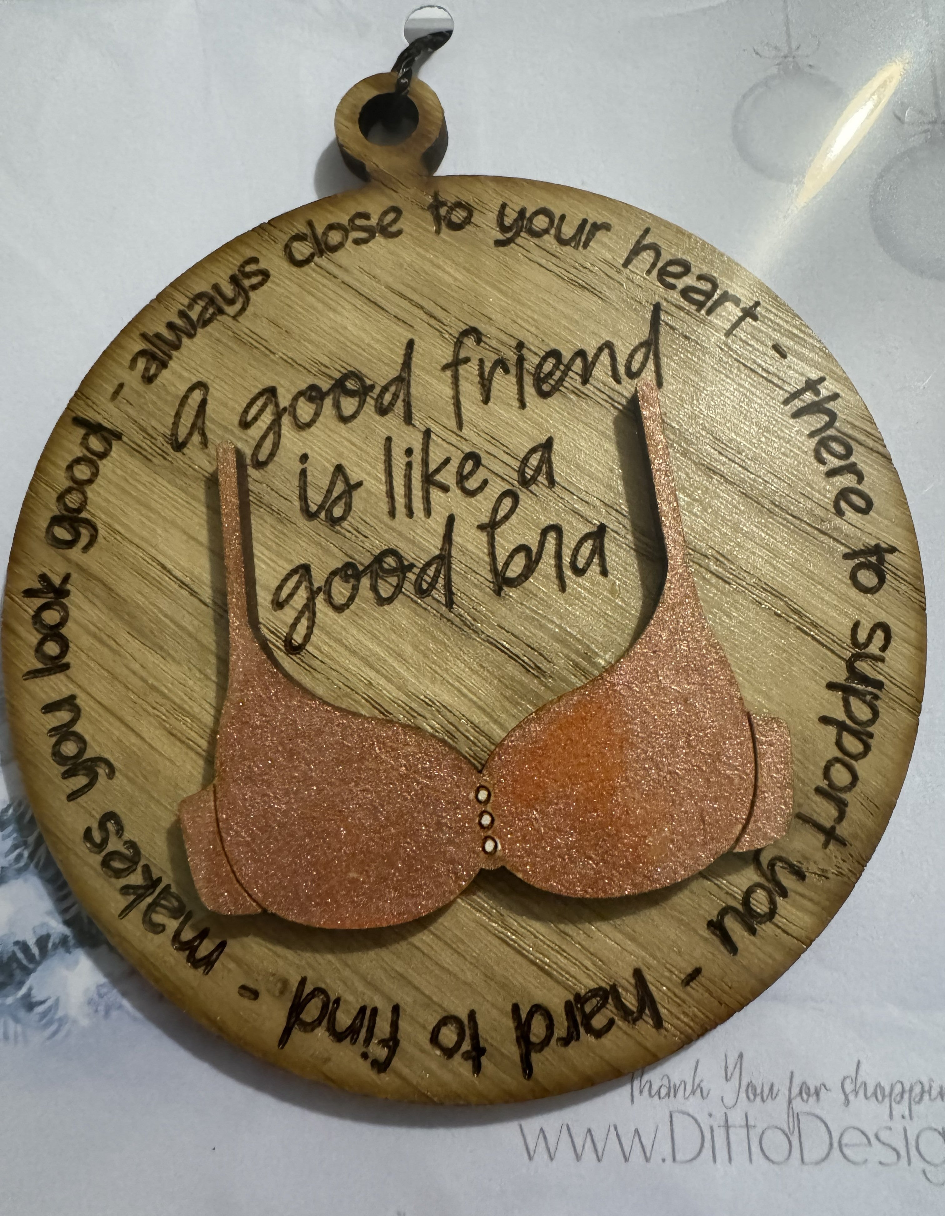 A good bra Hanging Bauble