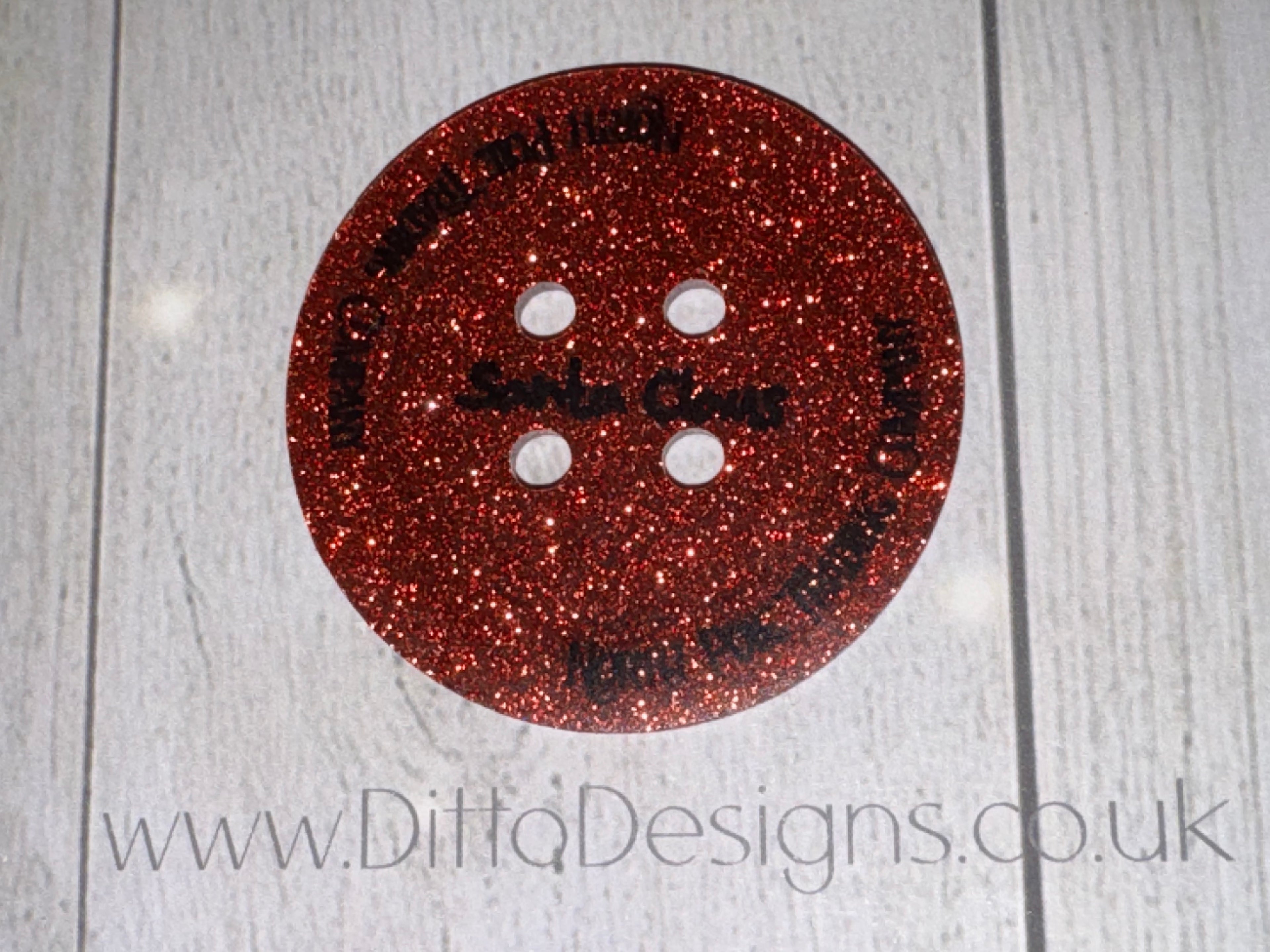 Santa / Father Christmas Lost Button